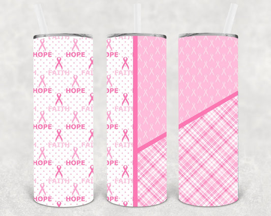 Breast Cancer Awareness 20 oz Skinny Tumbler