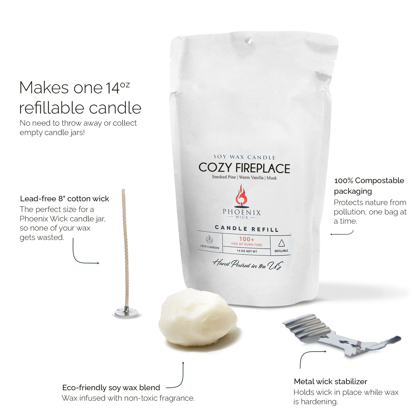 Cozy Fireplace - Candle-Making Kit