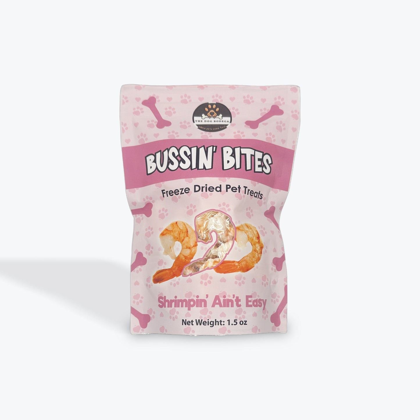 Single Ingredient, High Value Freeze-Dried Training Treats for Dogs & Cats - Shrimp