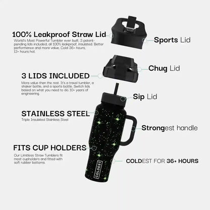 Coldest 46oz Limitless Ultra v8 Insulated Tumbler