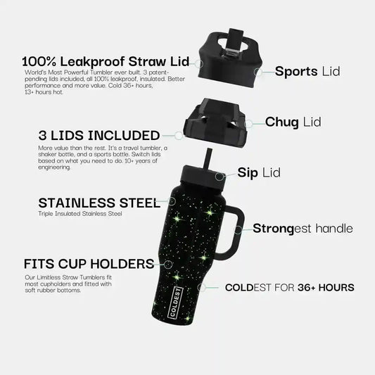 Coldest 46oz Limitless Ultra v8 Insulated Tumbler