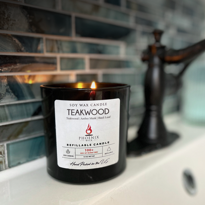 Teakwood - 14oz Filled Candle