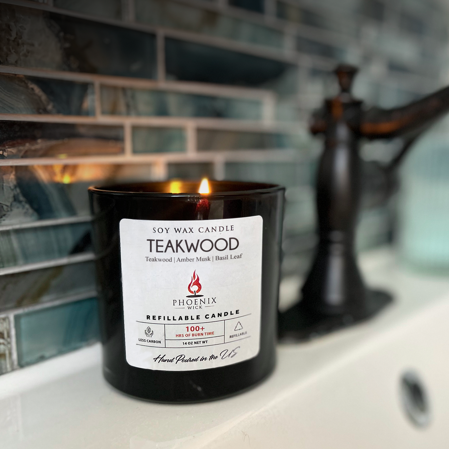Teakwood - Candle-Making Kit + Jar