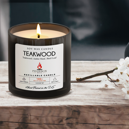 Teakwood - 14oz Filled Candle